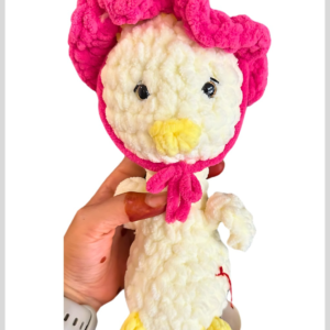 Crochet plush toy: handmade Crochet goose plush